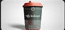 Takeaway coffee cup